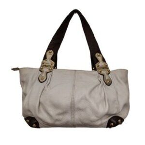 MICHAEL MICHAEL KORS LEATHER JOPLIN HANDBAG